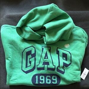GAP 1969 Logo Mint Green Pullover Sweatshirt